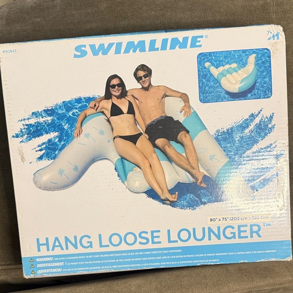 Swimline Hang Loose pool Lounger 80”-75”
